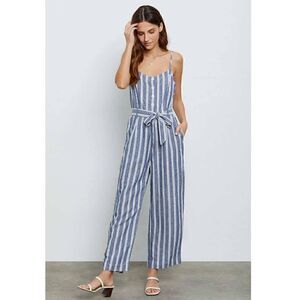 Rails Harper jumpsuit in blue Laguna stripe size xs